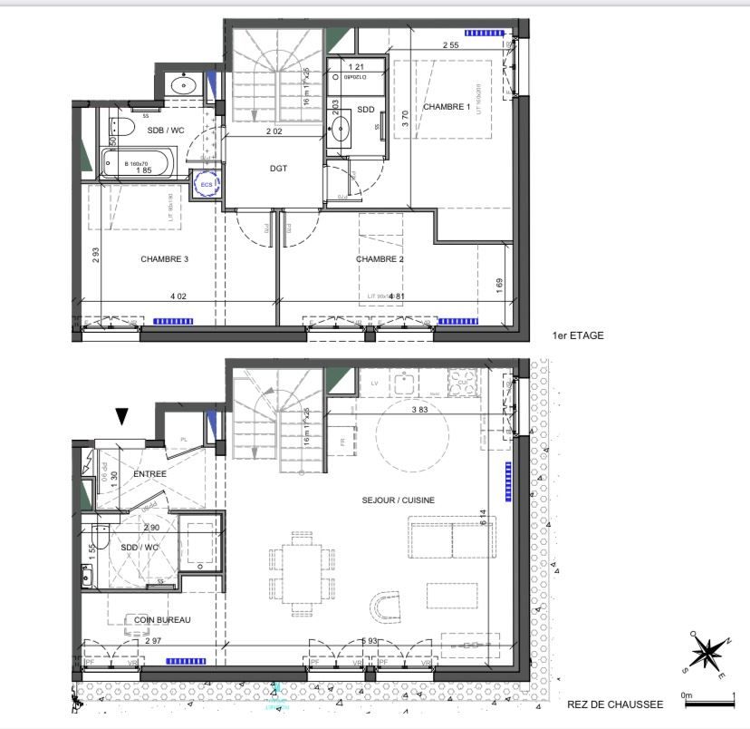 triplex 4 pièces en vente sur FONTENAY SOUS BOIS (94120)